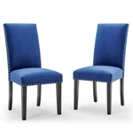 Modway Parcel 19.5" Performance Velvet Dining Side Chairs Navy (set Of 2) New. Price: $188.99.