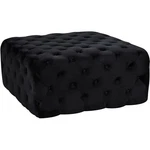 Meridian Furniture Ariel Button Tufted Black Velvet Ottoman And Bench New. Price: $370.03.