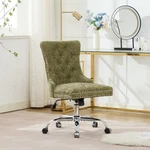 A&a Furniture Office Chair,modern Chenille Upholstered Tufted Button New. Price: $138.99.