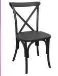 Flash Furniture Black Resin X-back Chair New. Price: $52.00.