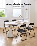 4 Pack Folding Chairs, Black New. Price: $94.41.