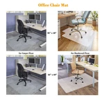 Office Mat For Hardwood/carpet Floor 36"X48"/46"X60" Rolling Chairs New. Price: $38.58.