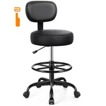 Brick Attic Drafting Chair With Backrest Adjustable Foot Medium, Black New. Price: $147.97.