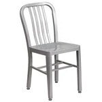 Flash Furniture Commercial Grade Silver Metal Chair CH-61200-18-SIL-GG New. Price: $119.99.