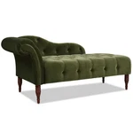 Jennifer Taylor Home Samuel Tufted Roll Arm Chaise Lounge Olive Green Velvet New. Price: $706.93.