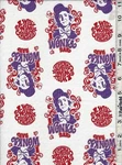 Willy Wonka White Pink Purple Bars By Camelot Fabrics Bty New. Price: $14.99.