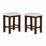 2PK 25" Foret Rustic Counter Height Barstools Oak - Homes: Inside New. Price: $213.99.