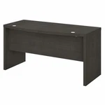 Echo 60W Bow Front Desk Charcoal Maple - Engineered Wood New. Price: $345.04.