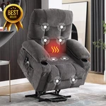 Power Lift Recliner Chair For Elderly Electric Sofa Vibration Massage Lum New. Price: $357.57.