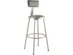 Nps 6430B 6400 Series Heavy Duty Vinyl Padded Stool With Backrest - Supports 500 New. Price: $128.99.