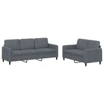 Sofa Set Accent Couch Sectional For Living Room 2 Piece Velvet Vidaxl New. Price: $437.99.