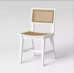 Tormod Backed Cane Dining Chair White/natural - Project 62 New. Price: $119.99.