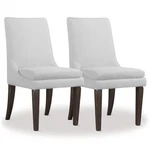Chita Modern High Back Dining Chairs, Double Cushion,performance Fabric Set Of 2 New. Price: $186.28.