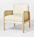 Cane Accent Chair Cream (kd) - Threshold Designed With Studio Mcgee Open. Price: $249.99.
