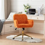 Home Office Chair Swivel With Golden Metal Base Vanity New. Price: $135.99.