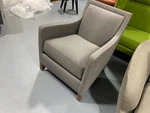 Holly Hunt Fabric Lounge Arm Chair Used. Price: $600.00.