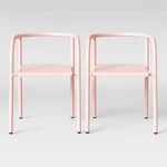 Set Of 2 Metal Activity Chairs Pink - Pillowfort New. Price: $68.99.