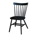 International Concepts Copenhagen Solid Wood Dining Chair Black Elegant Durable New. Price: $169.06.