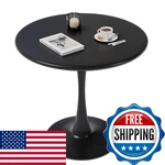 Osivaex 24 Inch Black Small Tulip Table Round Dining For Person New. Price: $164.02.