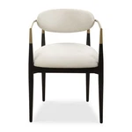 Uttermost 23927 Moxie 22" Rubber Wood Polyester Dinner Chair - Matte Black / New. Price: $835.20.