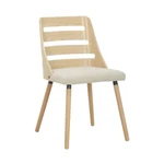 Lumisource Chair Natural Wood/cream Fabric Ch-trevinacr New. Price: $165.00.
