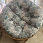 International Caravan Bali 44-INCH Papasan Chairs Set Of 2 With Cushions Used. Price: $400.00.