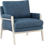 Osp Home Furnishings Amari Relaxed Modern Accent Chair, Navy Fabric With Antique Open. Price: $126.27.