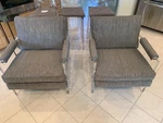 Mitchell Gold Bob Williams Kazan Lounge Club Chair Mid Century Lucite Amazing !! New. Price: $6500.00.