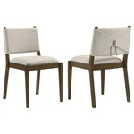 Coaster Ottowa Upholstered Dining Side Chair Brown (set Of 2) - 193662 New. Price: $199.99.