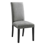 Modway Parcel Wood And Upholstered Fabric Dining Side Chair Light Gray New. Price: $109.97.