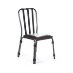 Side Chair Rik Oyster Gray Chocolate Brown New. Price: $1075.00.