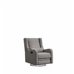 Westwood Design Elsa Fabric Manual Swivel Glider And Recliner Harbor Gray New. Price: $358.34.