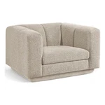 Bowery Hill Contemporary Soft Beige Fabric Upholstered Chair New. Price: $1009.99.