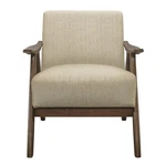 Lexicon Elle Accent Chair With Arm Rest In Light Brown New. Price: $264.95.