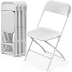 Vingli W-FC10PACKS-270 Indoor/outdoor Stackable Plastic Folding Chair, New. Price: $180.00.