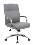 Boss Modern Executive Conference Chair Grey Model # B696C-GY New. Price: $218.34.