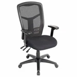 Global Industrial Multifunction Office Chair, Mesh Back, Fabric Upholstered Seat New. Price: $293.34.