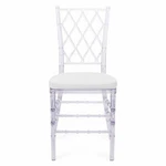 Foh Set Of 3 Acrylic Event Chair With Cushion For Wedding, Reception New. Price: $195.00.