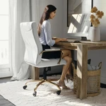 Flash Furniture High Back Leather Swivel Office Chair In White New. Price: $260.25.