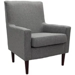 Fox Hill Trading Emma 18"H Traditional Fabric Lounge Chair Gray New. Price: $300.32.