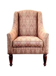 Ethan Allen Hartwell Wingback/camel Upholstered Arm Chair 207251 Msrp $2200 For. Price: $450.00.