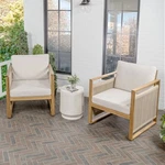 Jonathan Y SFC1000 Gable Modern Roped Acacia Patio Chair W/ Cushions (set Of 2) New. Price: $565.99.