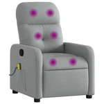 Massage Recliner Wingback Reclining Armchair For Elderly Fabric Vidaxl New. Price: $228.99.