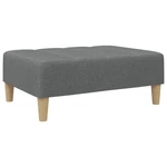 Footstool Sofa Footrest Ottoman Living Room Furniture Dark Gray Fabric Vidaxl New. Price: $86.99.