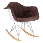 Leisuremod Wilson Mid-century Velvet Eiffel Base Rocking Chair Coffee Brown New. Price: $117.19.