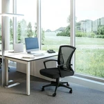 Lacoo Mid-back Office Desk Chair Ergonomic Mesh Task With Lumbar Support, New. Price: $70.99.