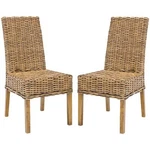 Safavieh Sanibel Rattan Side Chair - Set Of 2 Neutral Brown New. Price: $389.70.