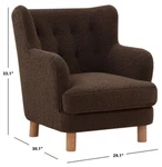 Safavieh Rainier Wingback Accent Chair, Reduced Price 2172752597 SFV5140A Open. Price: $359.00.