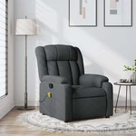 Massage Recliner Chair Dark Grey Fabric New. Price: $304.37.