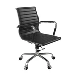 Foh Leather Tall Ribbed Executive Chair, Ergonomic Office New. Price: $189.00.